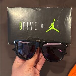 Jordan 9five limited edition Black/Silver/Green Sunglasses